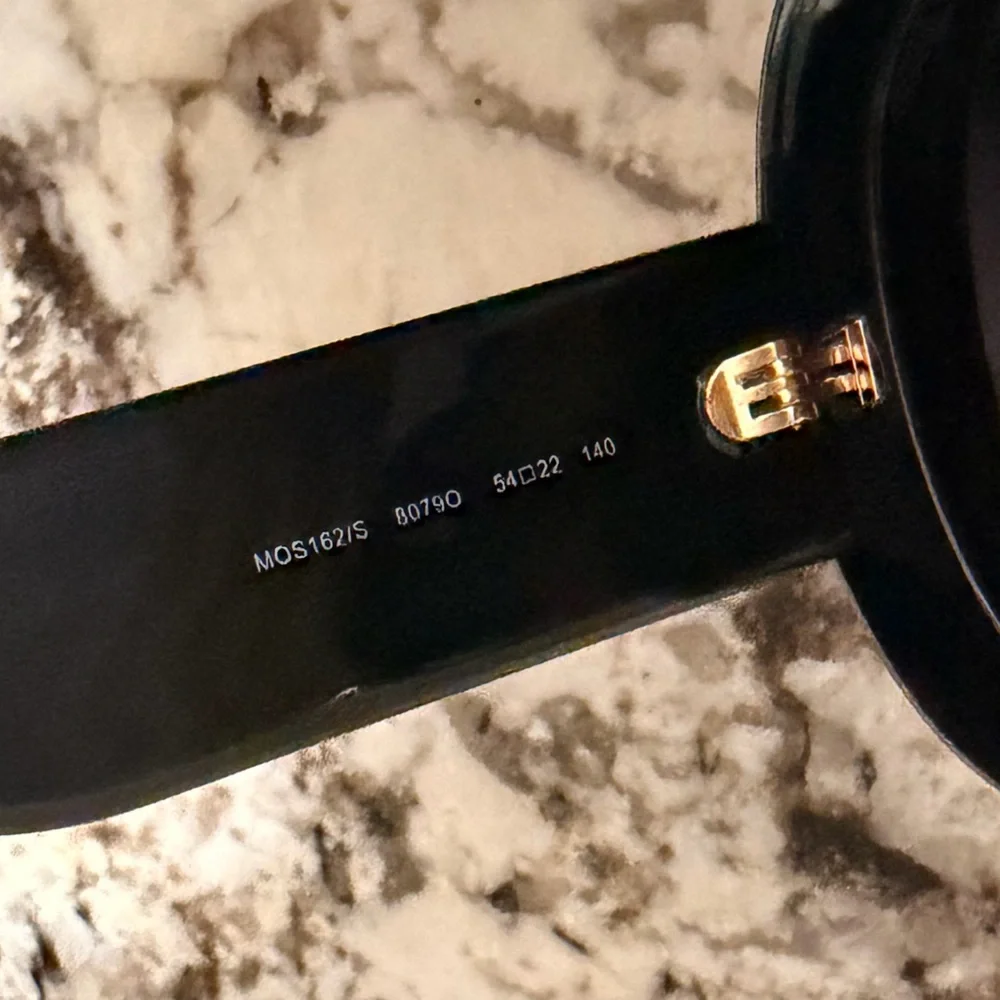 MOSCHINO Black Oversized Cat Eye Sunglasses